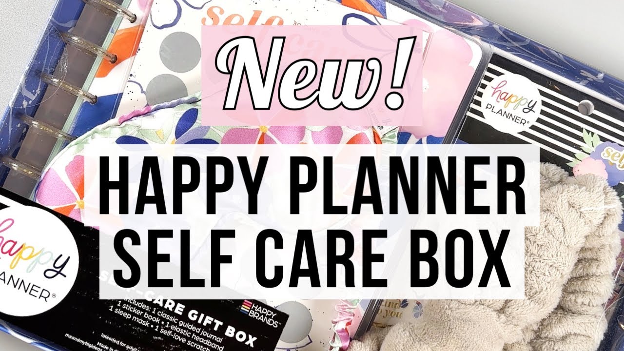 New! Happy Planner Exclusive Self Care Box - SO CUTE! New Stickers, Journal & More! Cyber Deal 2022