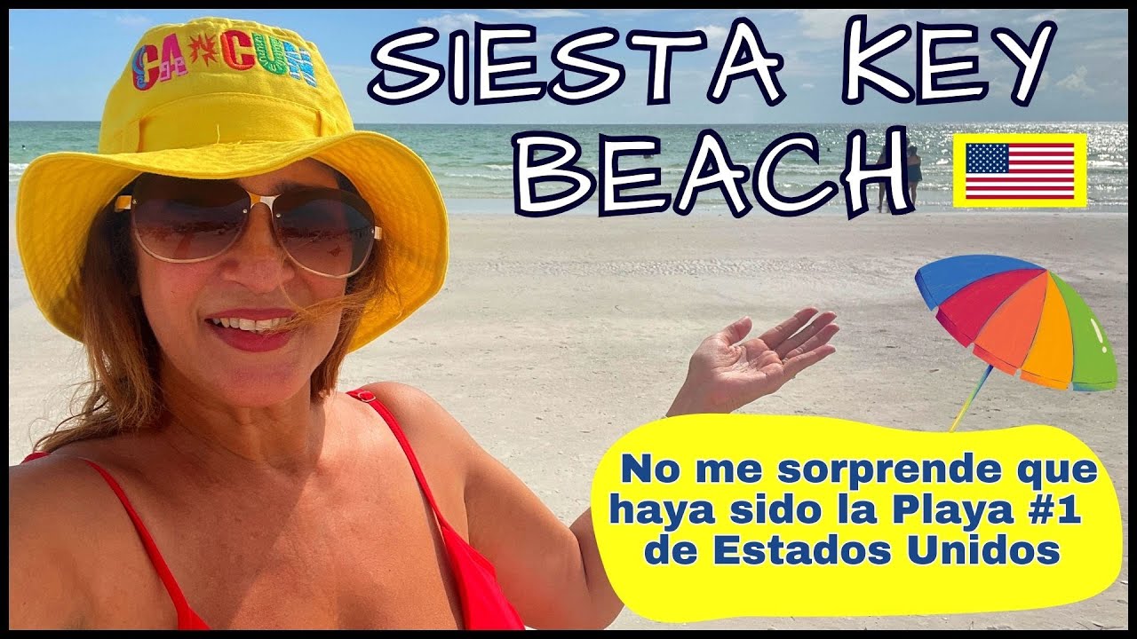Siesta Key Beach, Florida 🇺🇸: Ya sé porque es una de las MEJORES Playas de Estados Unidos