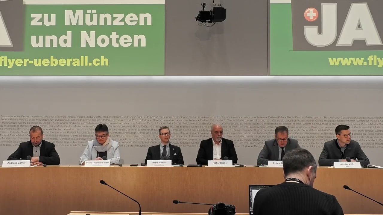 Medienkonferenz «Bargeld ist Freiheit» vom 6. Januar 2026