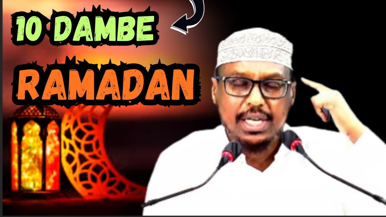 Fadliga Tobanka Danbe Ee Ramadan || Sh Mustafe Xaaji Ismaaciil  @daacishow #subscribe #viralvideo