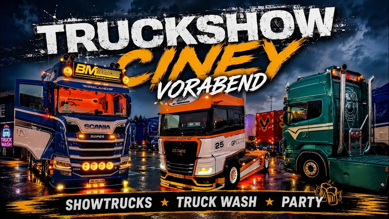 THE NIGHT BEFORE TRUCK SHOW CINEY / Show Trucks & Good Vibes