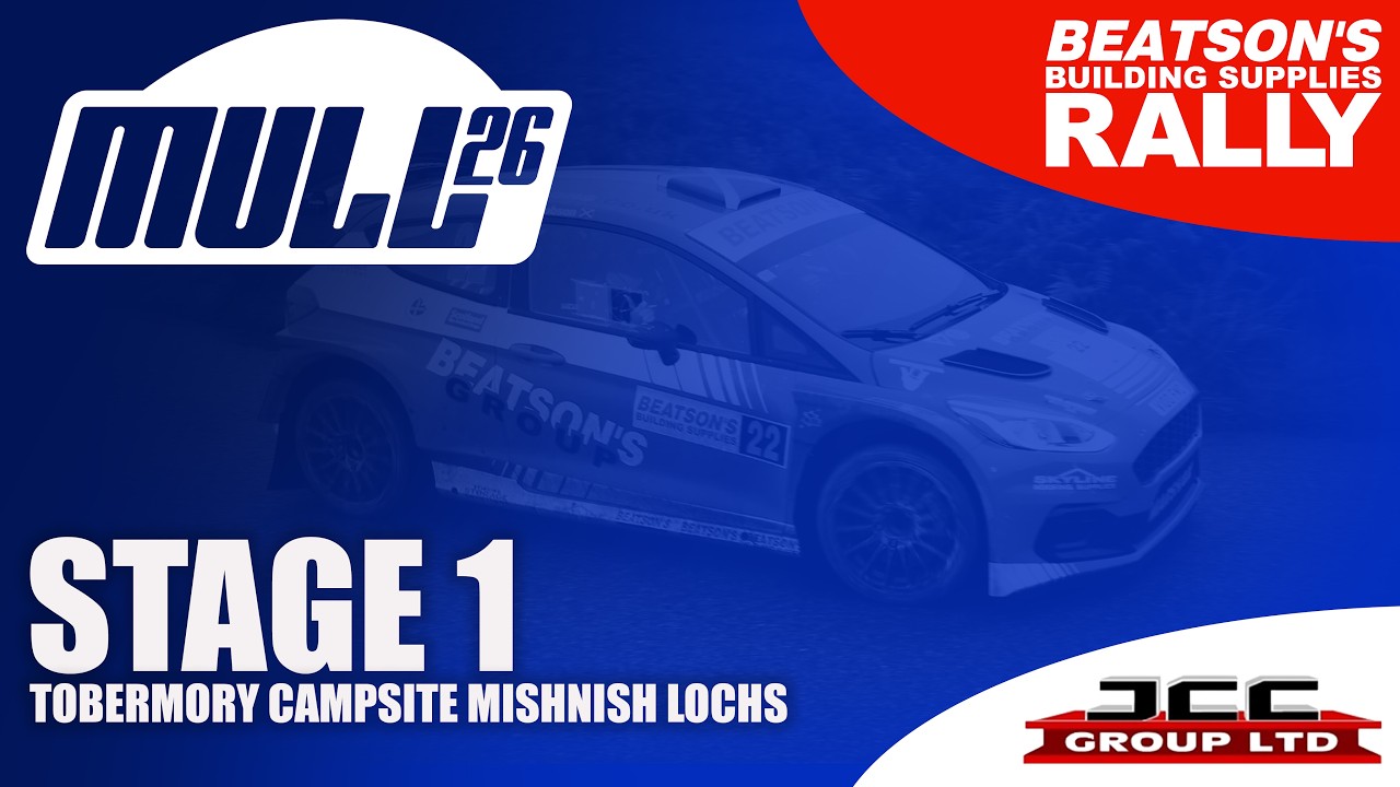 LIVE! Beatson's Building Supplies Mull 26 Rally - Stage 1