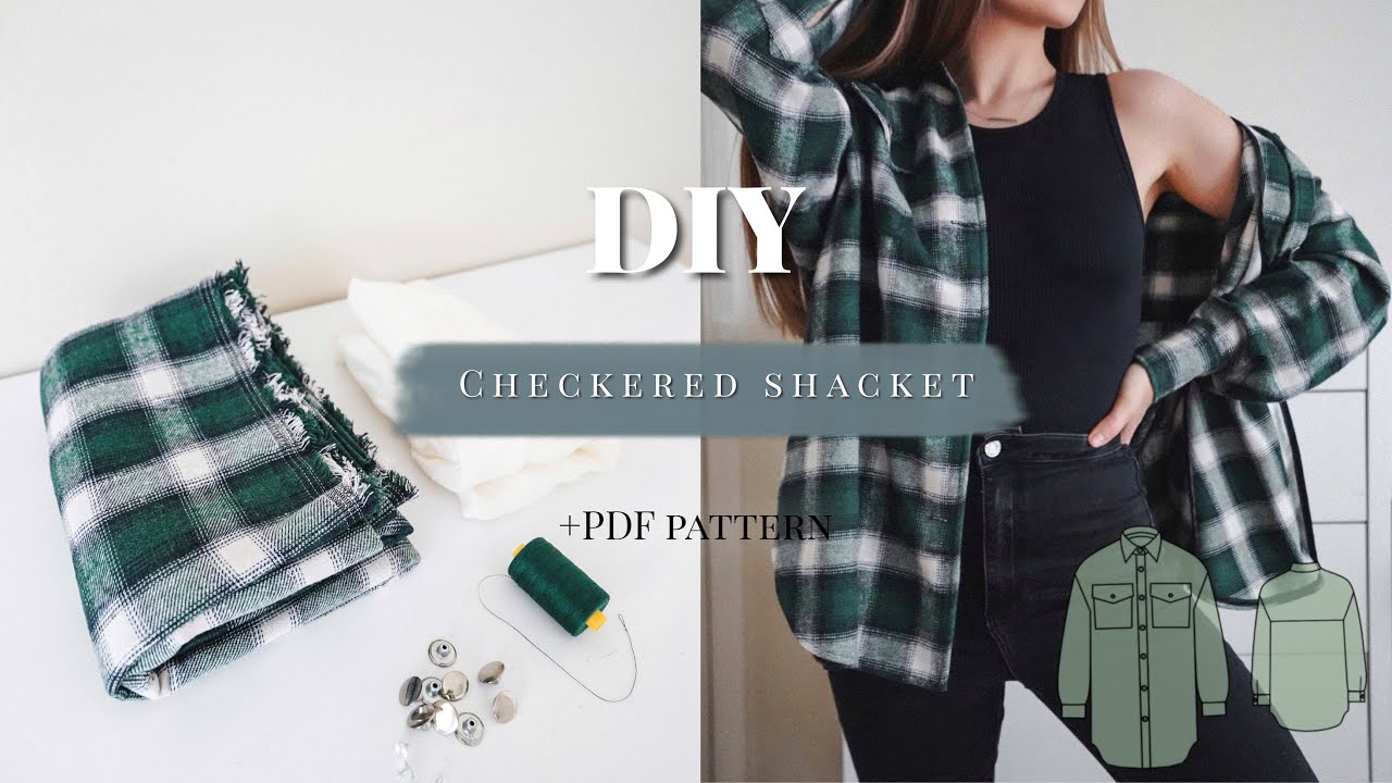 How to sew a shacket | Amy overshirt sewing tutorial + PDF pattern