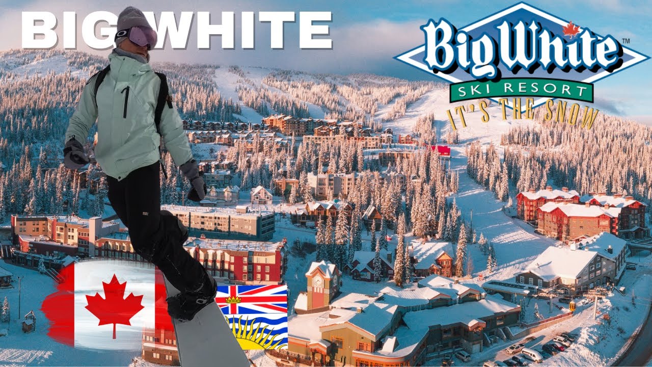 Exploring Big White ski resort - day 2 of snowboard safari in BC Canada