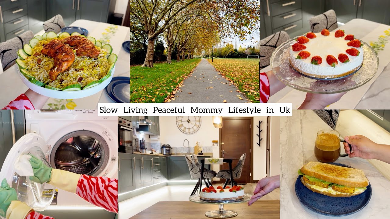 Slow Living Mommy Lifestyle in UK |Baking Tips|Authentic Arabic Mandi at Home|Cleaning|E-Bike Review