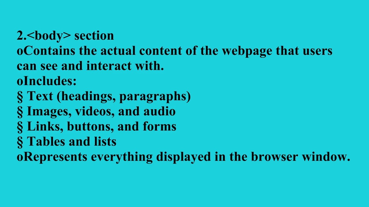 HTML Structure and Syntax: Building Blocks of Web Pages | Q1 Computer Programming (.NET Tech) L4 P1