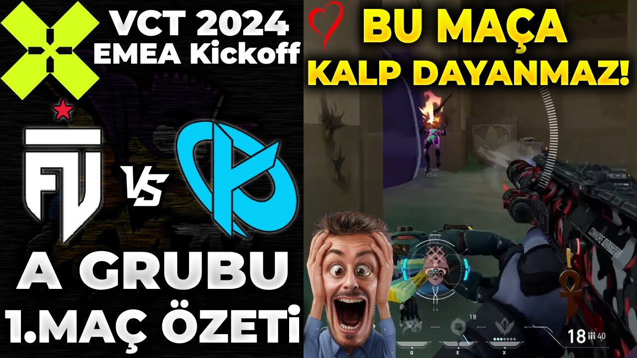 FUT vs Karmine Corp 1. MAÇ ÖZETİ | VALORANT 2024 EMEA Kickoff