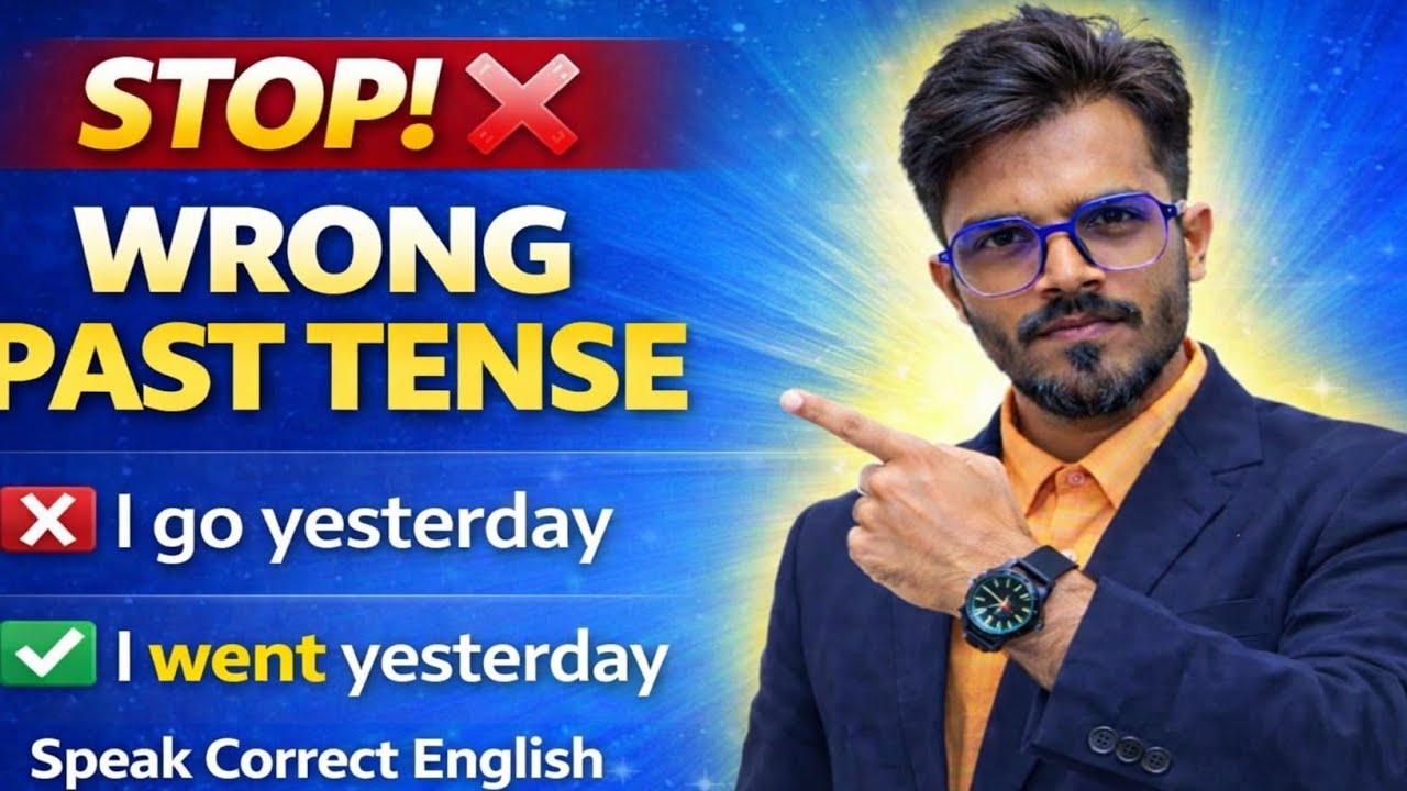 गलती बंद! Past Tense ऐसे बोलते हैं | Day 7 English Course|60 days Spoken English course|