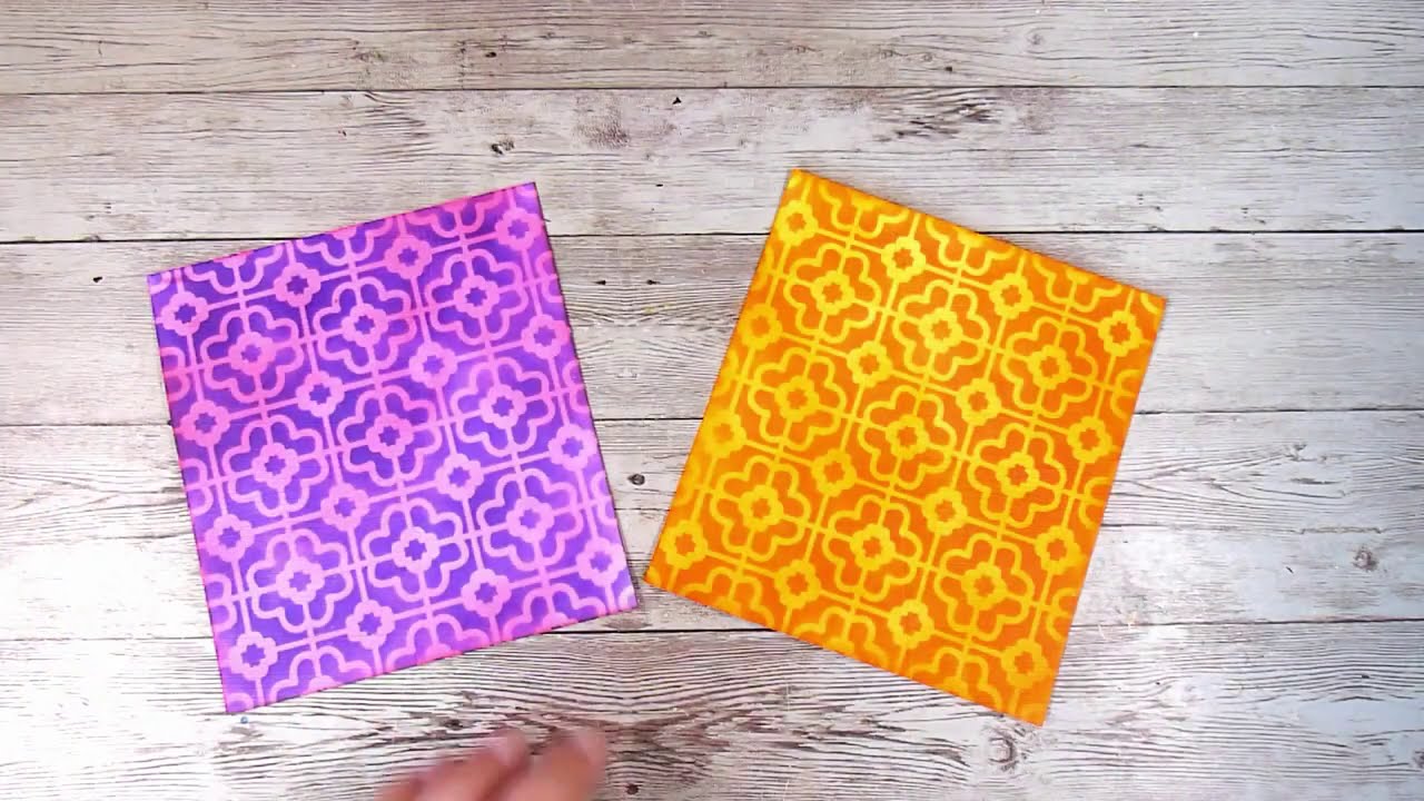 Cutting Up Stencil Patterns Technique - Making the Most Of Our Card Making Supplies!
