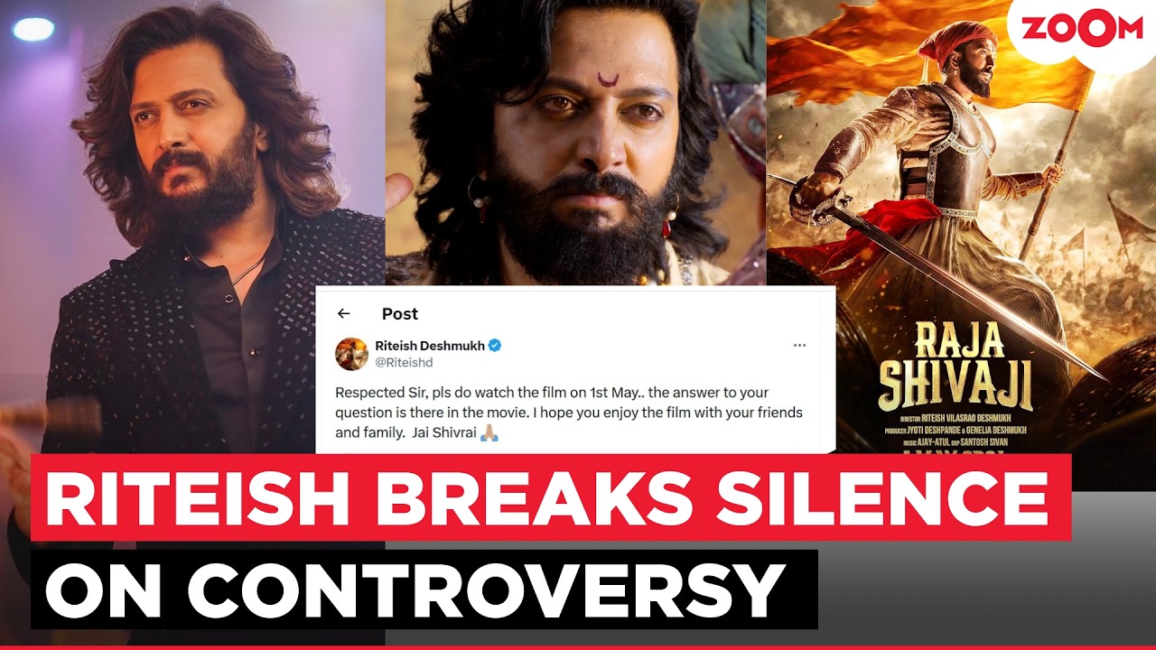 Riteish Deshmukh gives BEFITTING reply to Raja Shivaji&rsquo;s 'Wagh Nakh' controversy | Bollywood News