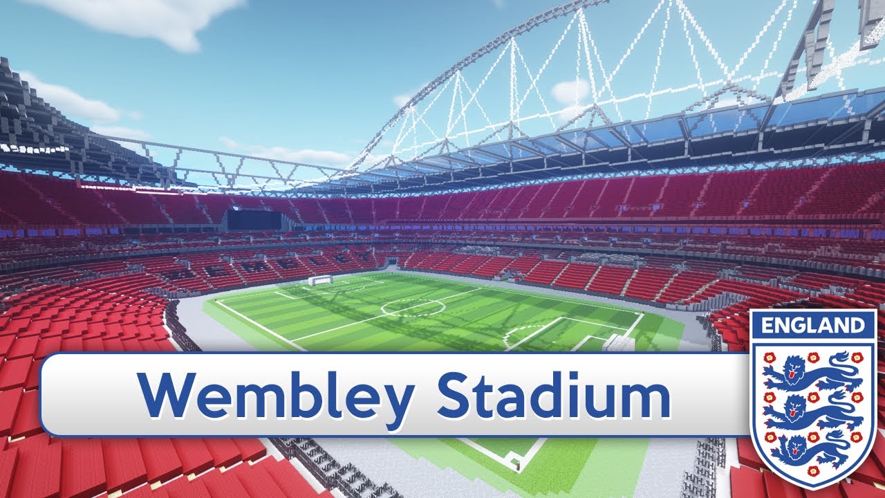 Minecraft - MEGABUILD - Wembley (England national stadium) + DOWNLOAD [Official]