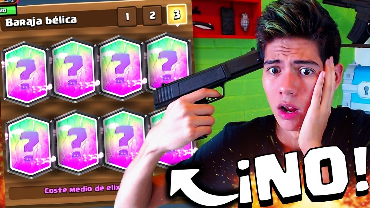 &iexcl;EXTRA&Ntilde;OS eligen mis CARTAS en Clash Royale! - [ANTRAX] ☣
