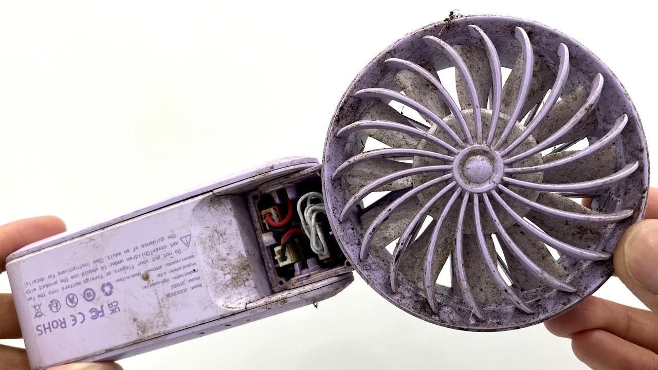 Can a DEAD Handheld Fan Work Again? (Unbelievable Result!)