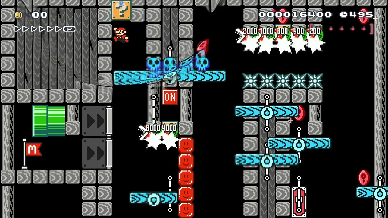 ブループラネット ᐸ Lift Platforming ᐳ #75 [Blue Planet] by アダブ [Adabu] 🍄Super Mario Maker 2 ✹Switch✹ #cov