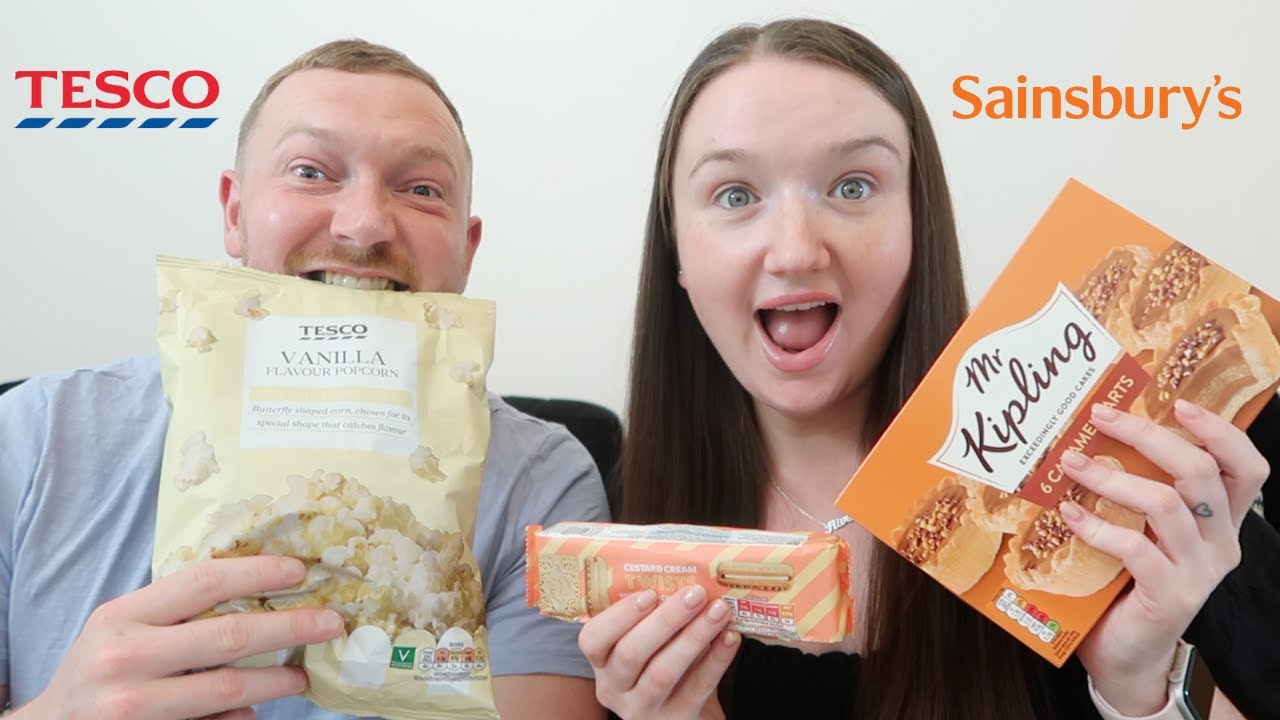 TASTE TESTING 'NEW IN' SNACKS FROM TESCO & SAINSBURYS | JULY 2024