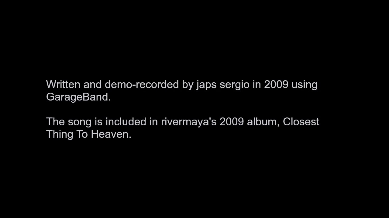 japs sergio ~ dangal (2009 demo for rivermaya)