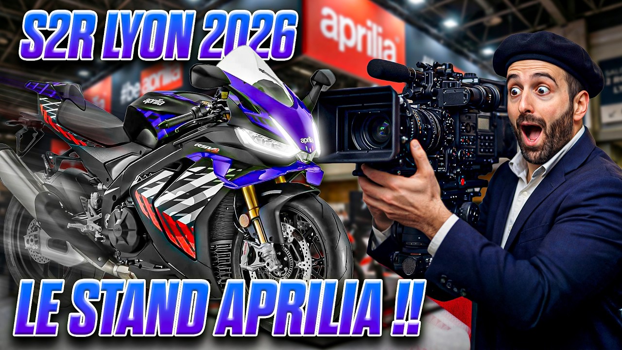S2R Lyon 2026: Je veux TOUTES les motos Aprilia du stand!