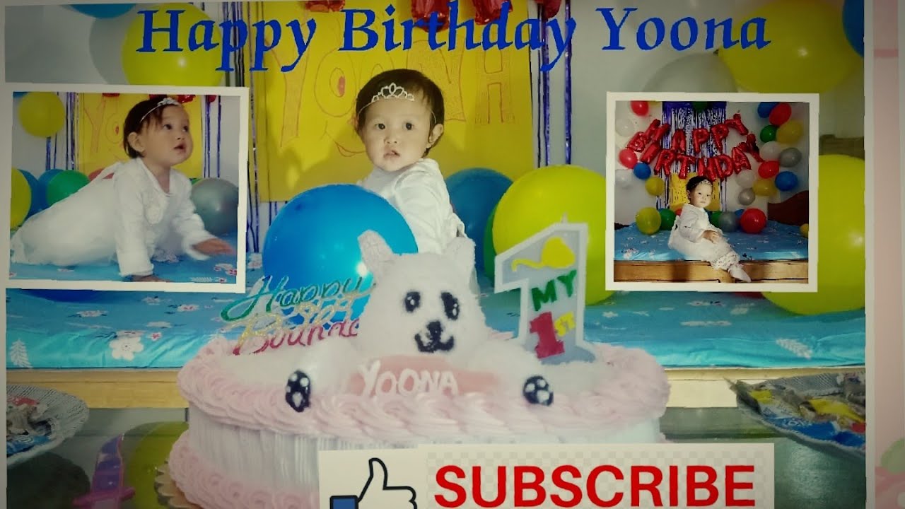 Birthday Celebration ll Yoona Mukhia First Birthday ll  Short Clip🎂🎉
