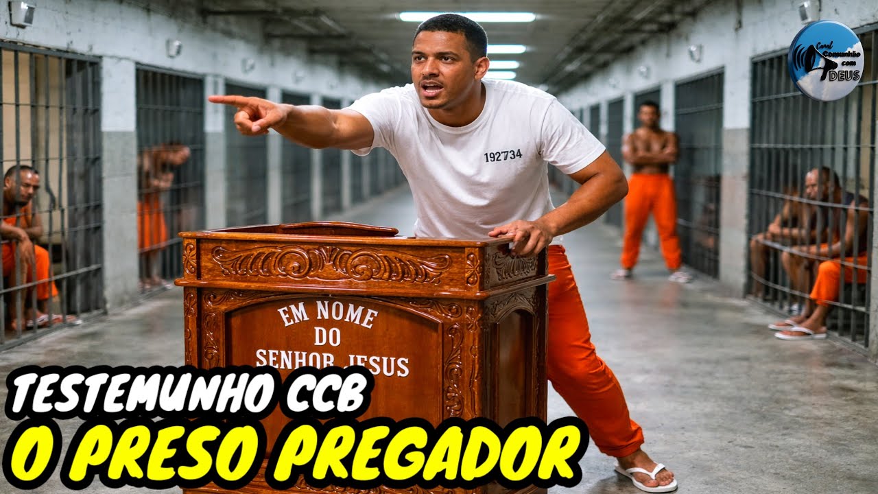 Testemunho CCB- Reboli&ccedil;o na cadeia | Ele foi preso injustamente, mas aproveitou a oportunidade. VEJA