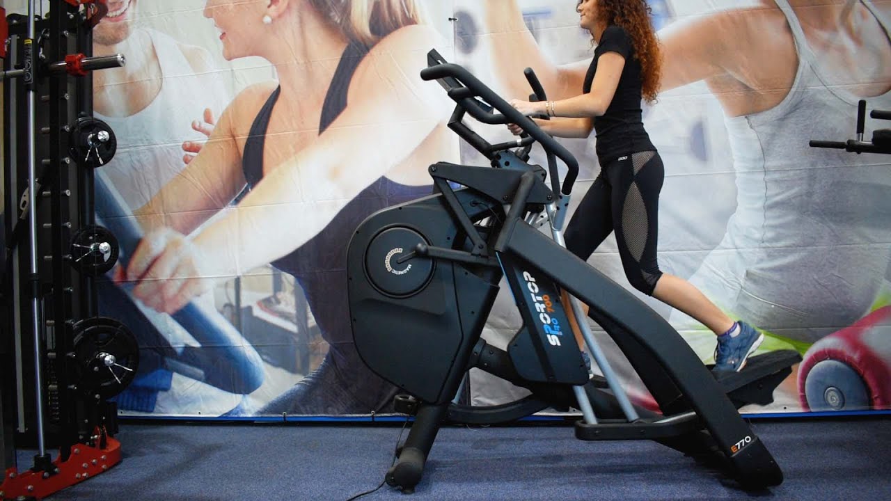 Adjustable Stride Elliptical Trainer Sportop E770 | Dynamo Fitness Equipment
