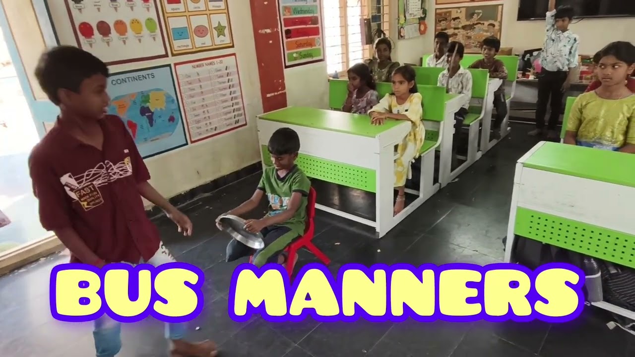 Bus manners activity 🙏