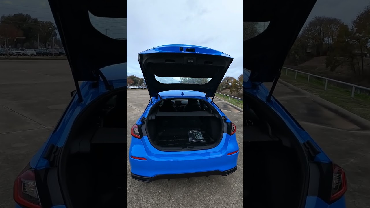 2024 Honda Civic Hatchback Sport Cargo Space Details