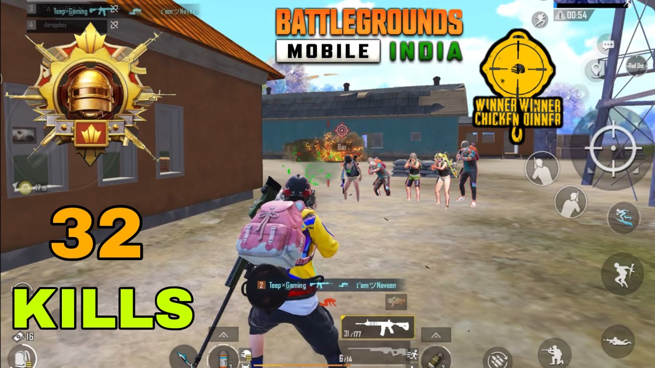 BGMI 32 KILLS Solo vs squad gaming #teepgaming   #bgmi  #mobilegame  @TeepGaming