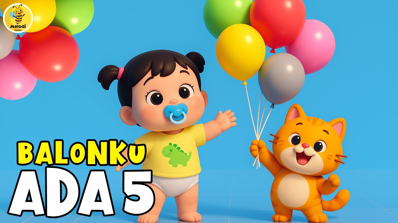 Lagu Anak Anak - Balonku Ada Lima - Lagu Anak & Balita Paling Viral Terbaru