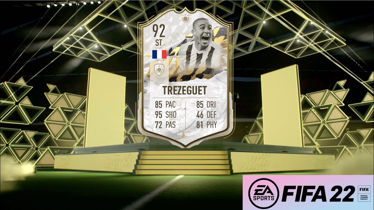 ICON MOMENTS TREZEGUET REVIEW | 92 ICON MOMENTS DAVID TREZEGUET PLAYER REVIEW FIFA 22 ULTIMATE TEAM