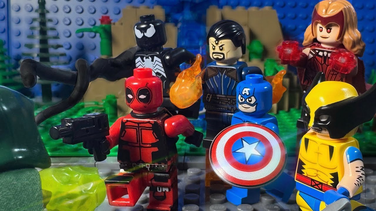 LEGO Avengers vs Doctor Doom | Stop Motion Animation