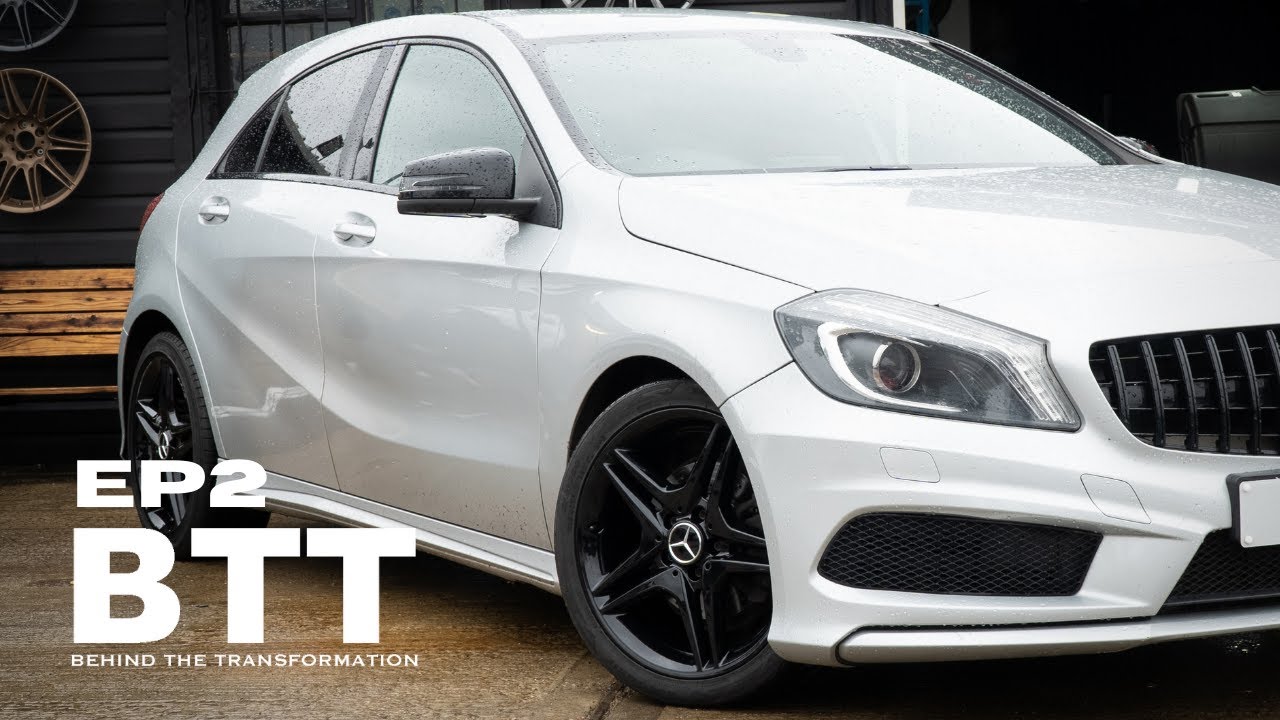 Mercedes A 200 AMG Sport gets Gloss Black wheels! BTT Ep2