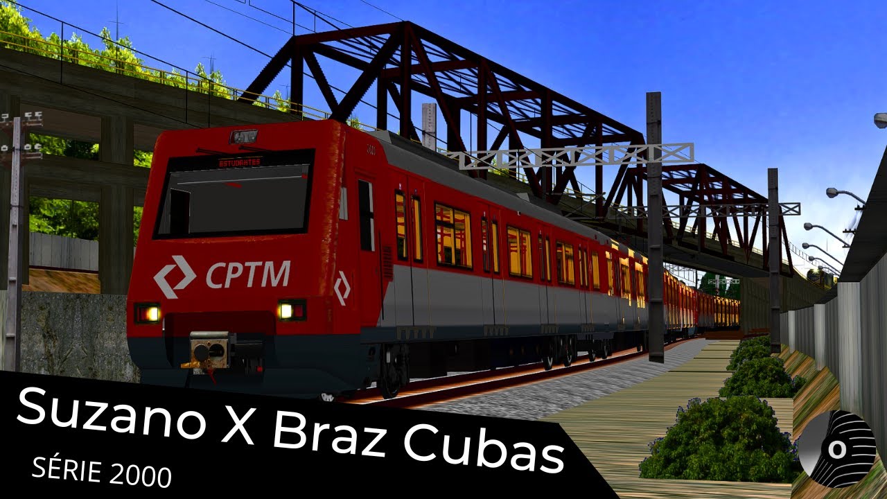 OpenBVE - SUZANO x BRAZ CUBAS com o TUE SÉRIE 2000 da CPTM! Linha 11 Coral