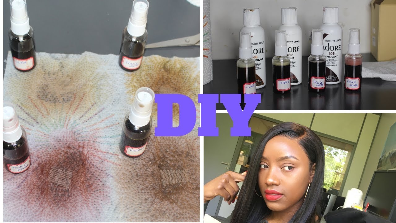 DIY | SPRAY ADORE POUR UNE LACE FRONTALE NATURELLE | LACE TINT SPRAY | STEFITOUTSIMPLEMENT