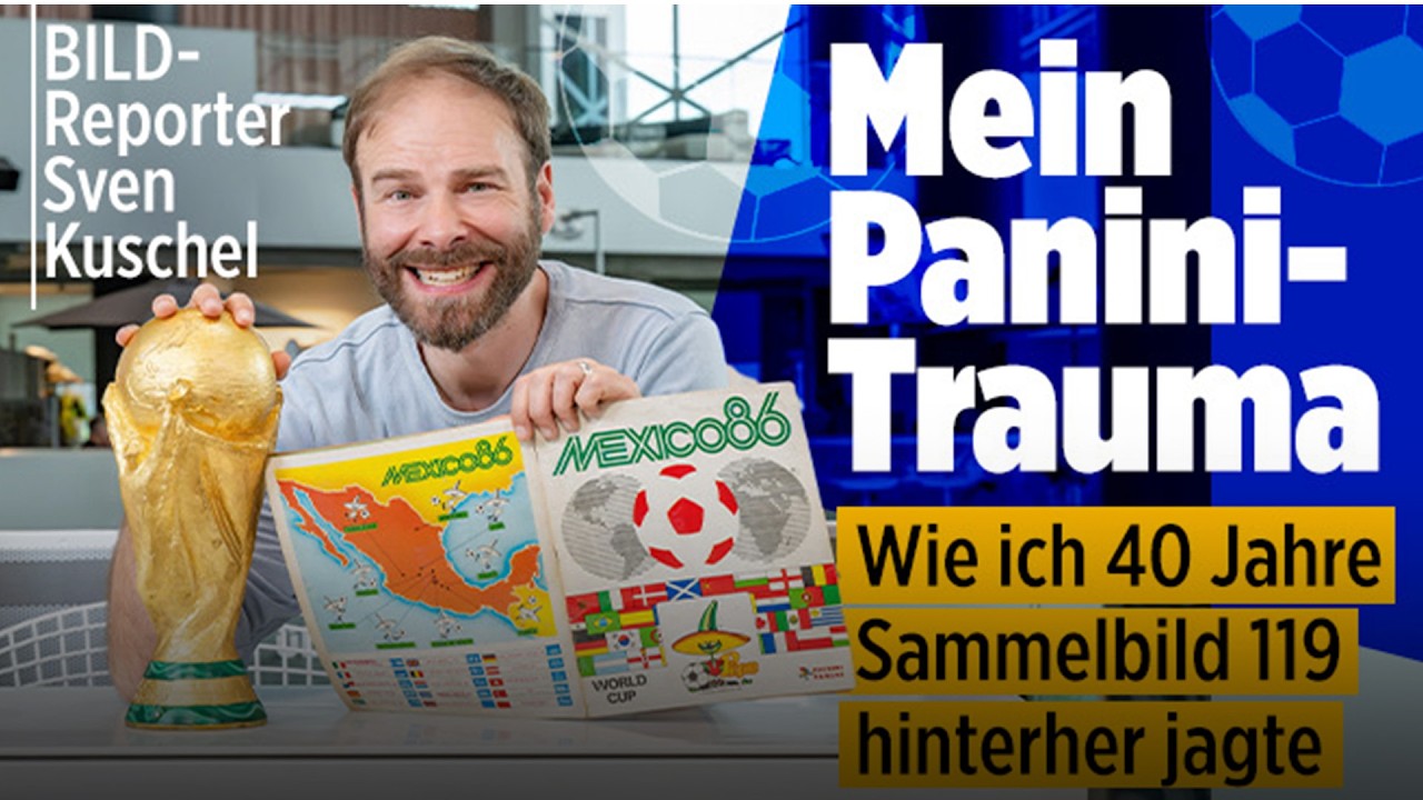 Kurz vor der WM 2026! 3,50&euro;-Aufkleber l&ouml;st 40 Jahre altes Kindheitstrauma!