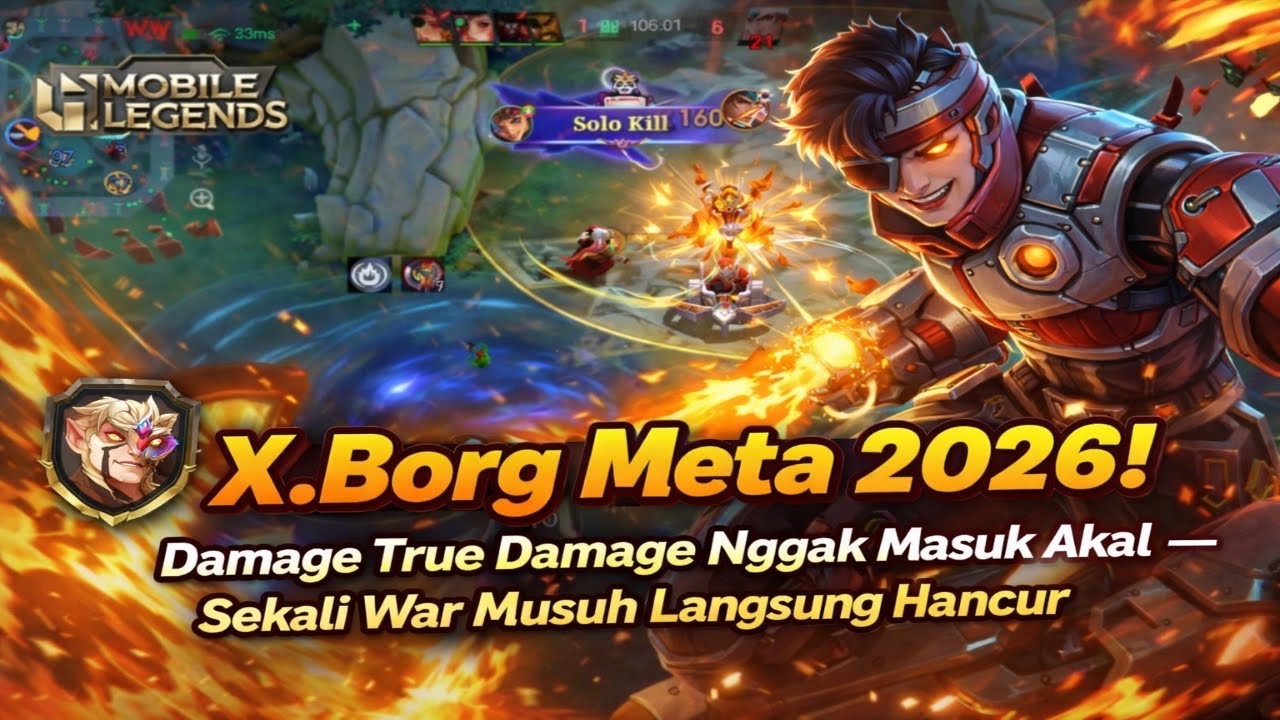 X.Borg Meta 2026! Damage True Damage Nggak Masuk Akal — Sekali War Musuh Langsung Hancur 