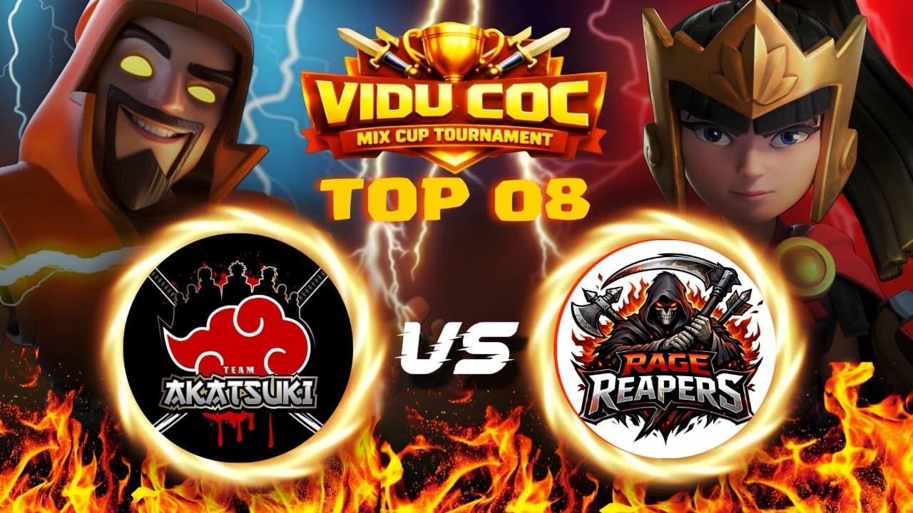 🎮 Vidu COC Mix Cup Tournament | Playoff / Lower Bracket | Day 10