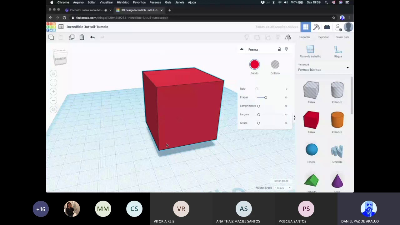 Tutorial modelagem 3d usando o Tinkercad