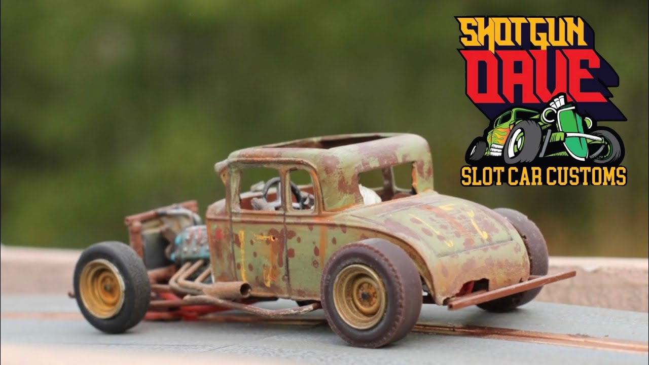 Alternate slot car body mount method