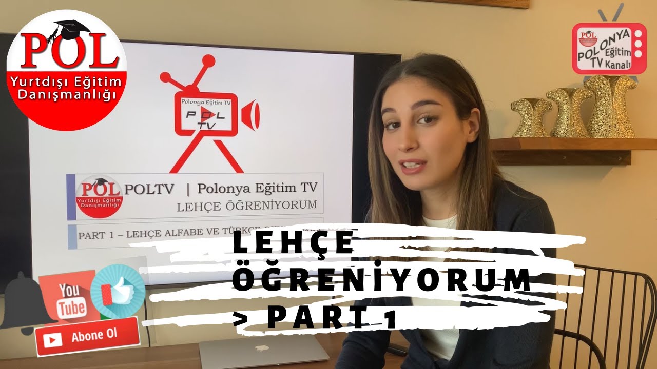 Lehçe Oğreniyorum Part 1 ''Lehçe Alfabe''  | Polonya Eğitim TV