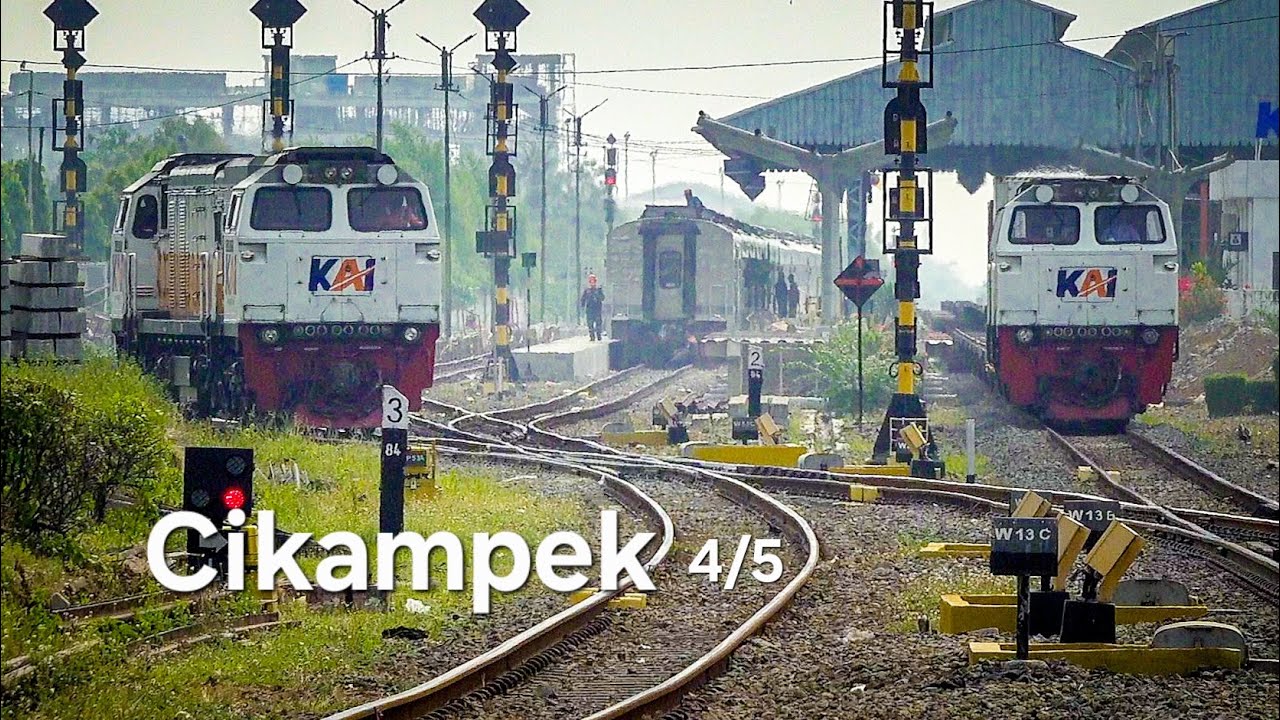 4/5 Nonton Kereta Api Di Percabangan Jalur Cikampek Dari Pagi Sampai Sore 28/07/2025