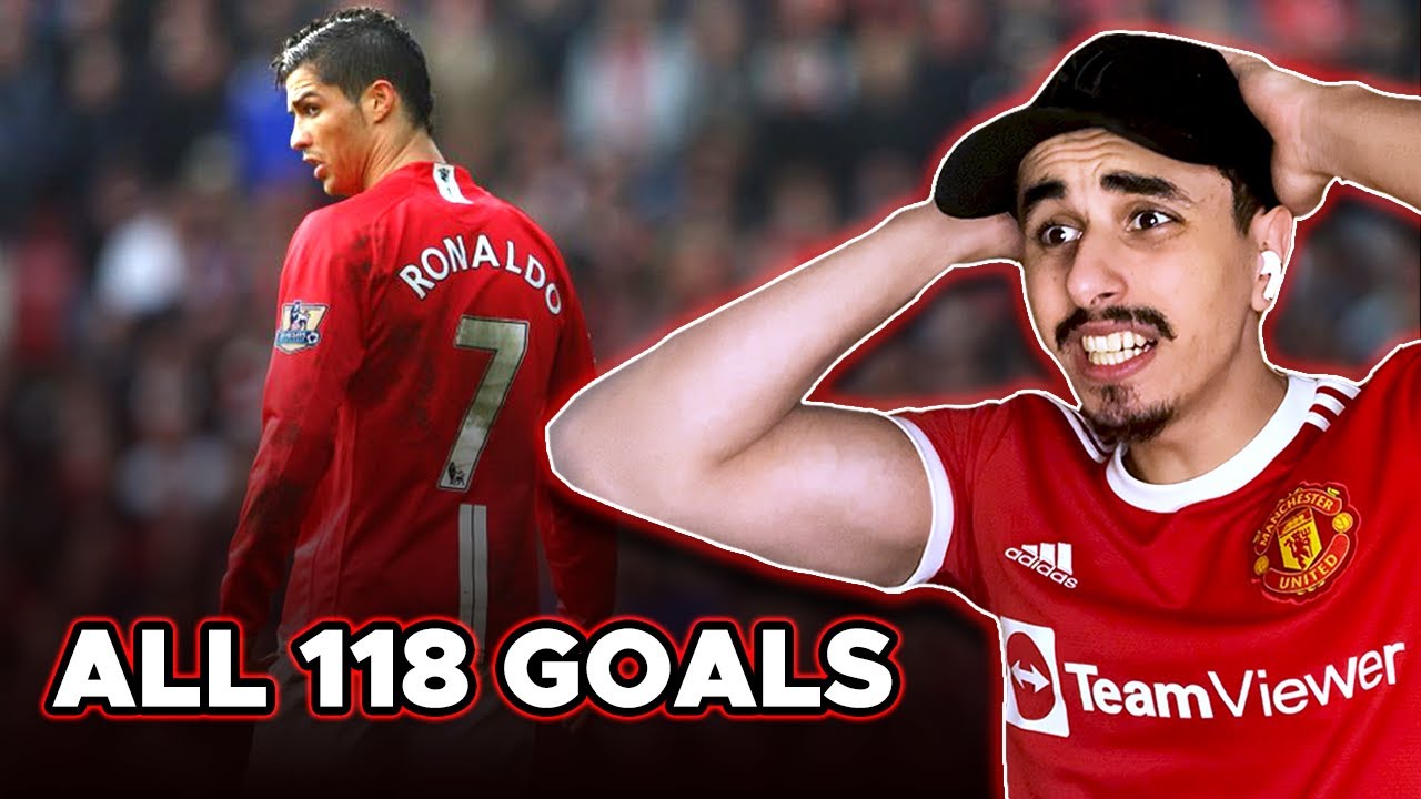 REACTING TO CRISTIANO RONALDO 118 MANCHESTER UNITED GOALS