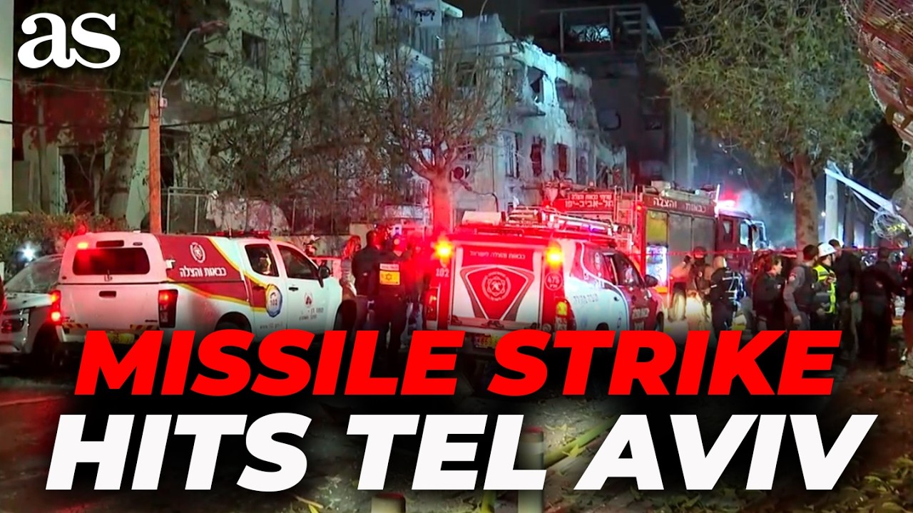 CHAOS and DESTRUCTION in Tel Aviv after MISSILE STRIKE | SHOCKING FOOTAGE