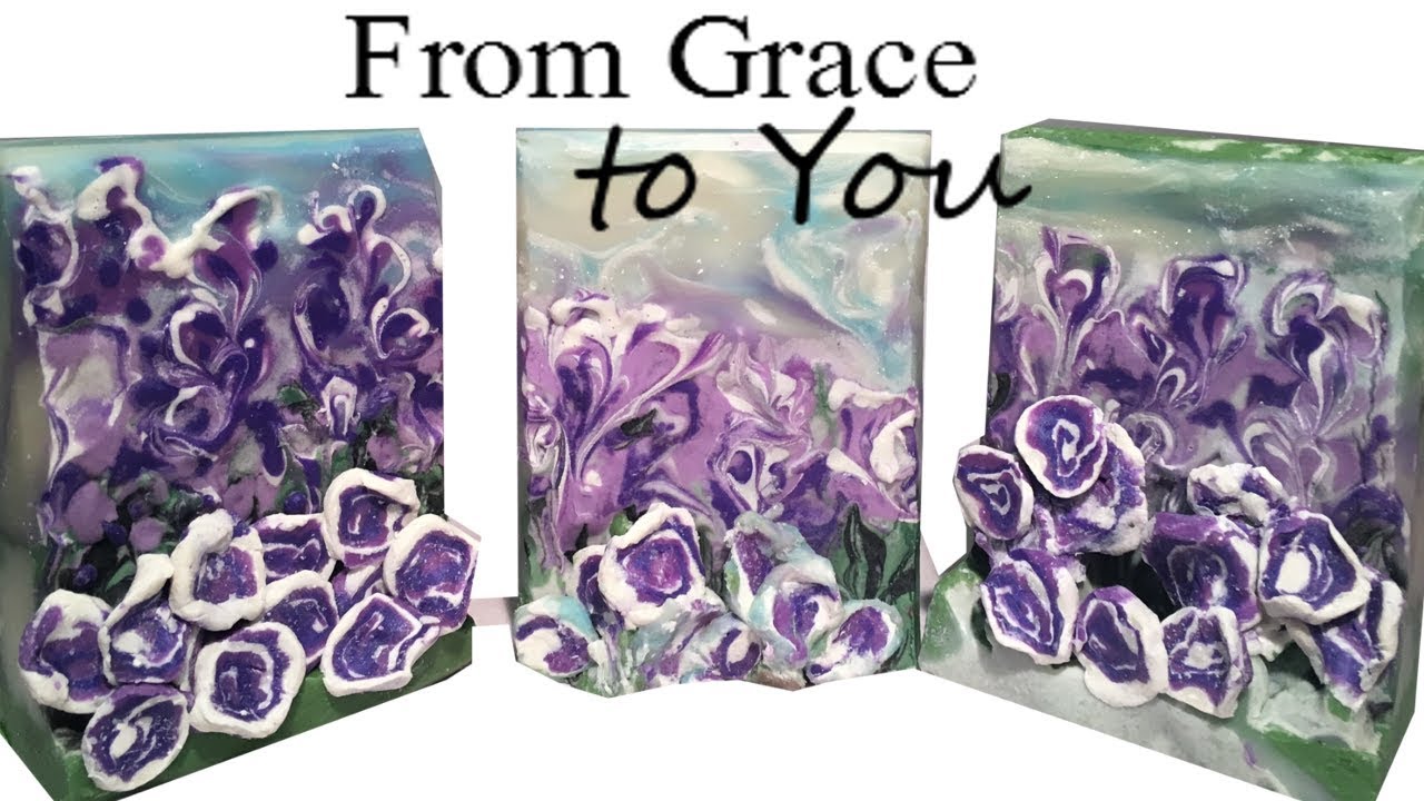Making “Lavender Love” Hybrid Cold Process Soap-Chapter 15 Creating Soap Art