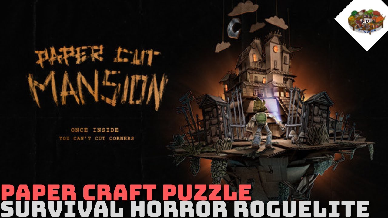 Paper Craft Puzzle Survival Horror Roguelite | Paper Cut Mansion
