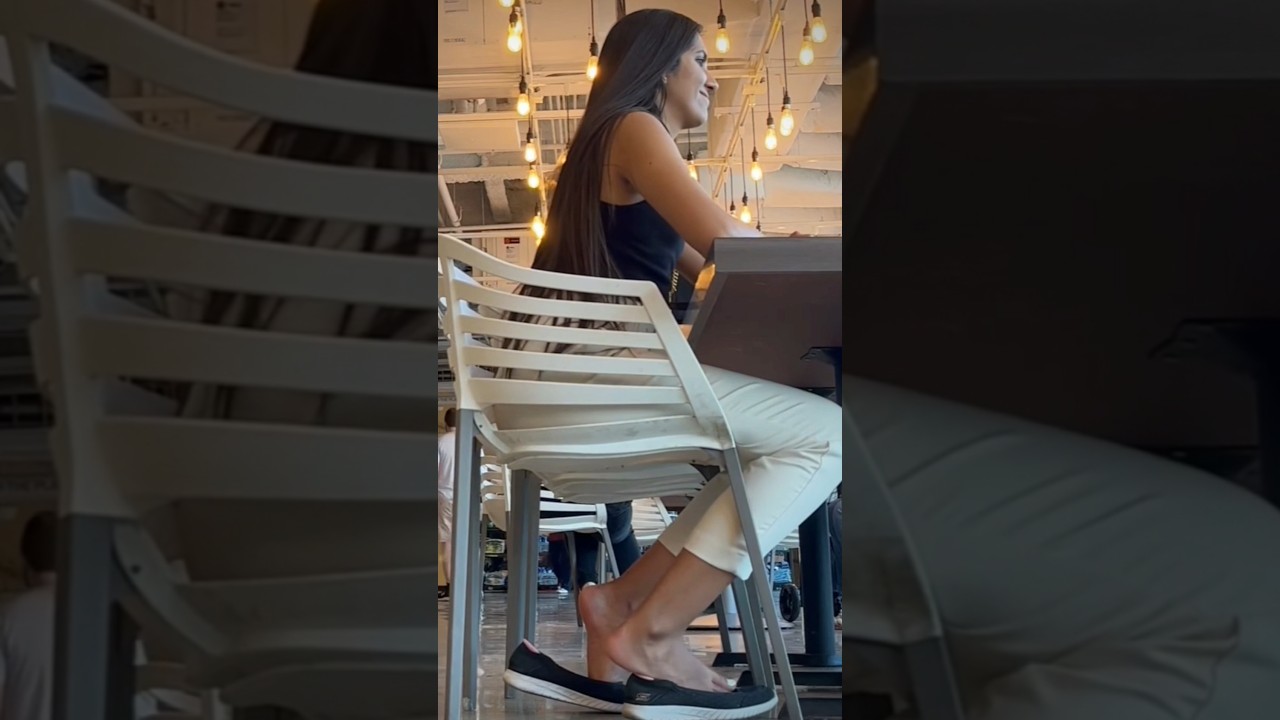 candid feet shoeplay in public