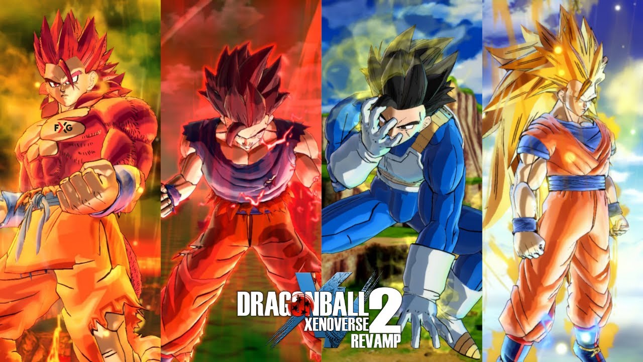CAC Best DBZ & Daima Transformations - Dragon Ball Xenoverse 2 Mods