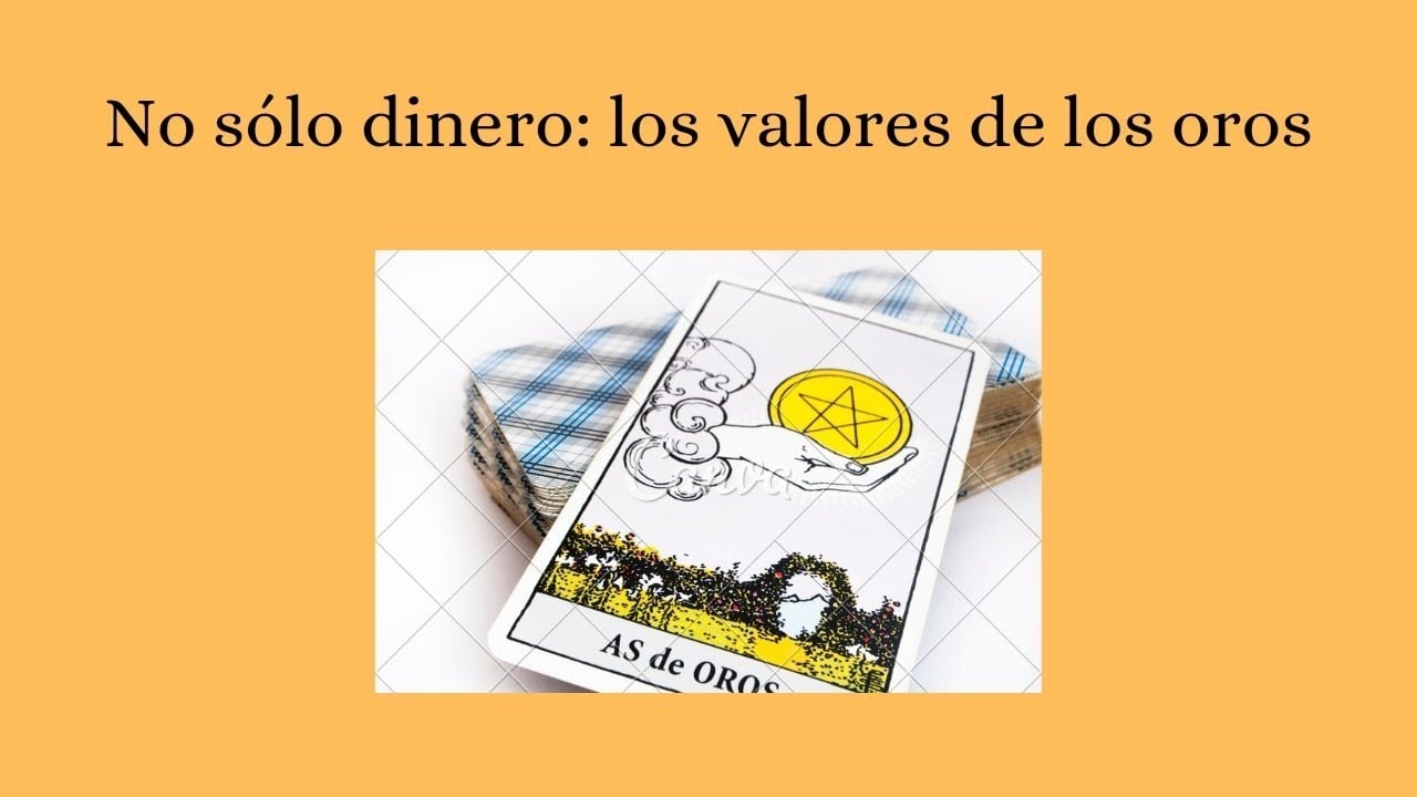 No sólo dinero: los valores de los oros