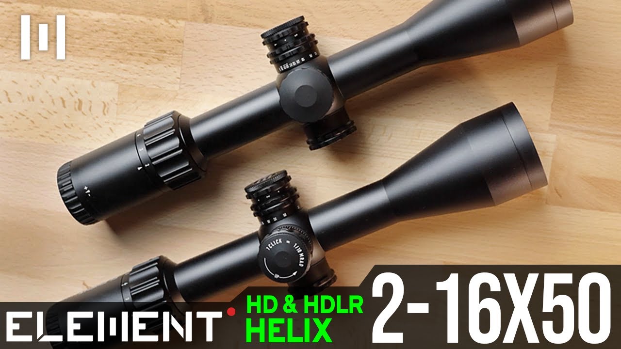 Yeni Element Optics Helix HD & HDLR 2-16x50 SFP Tüfek Dürbünü | İNCELEME