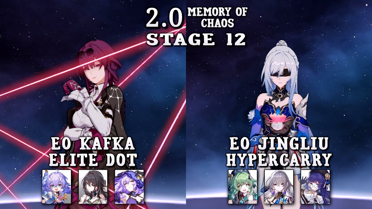 Kafka Elite DoT & Jingliu Hypercarry | Memory of Chaos Stage 12 Fullstar | Honkai: Star Rail 2.0