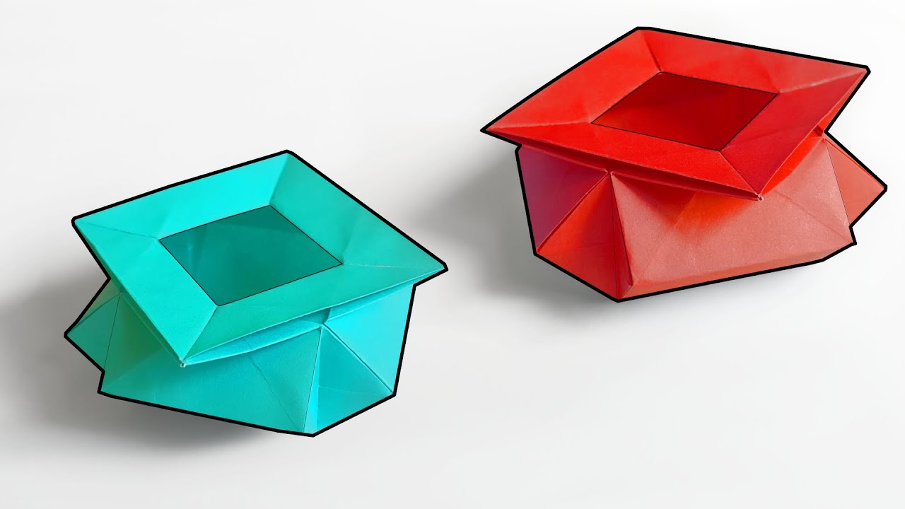Comment faire une BOITE en ORIGAMI